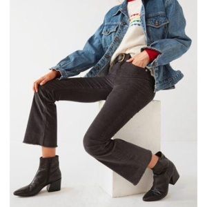 BDG Grey Corduroy Fit and Flare Pants